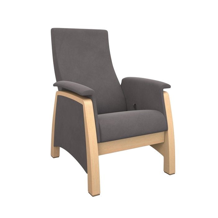 Кресло-глайдер Balance серого цвета
