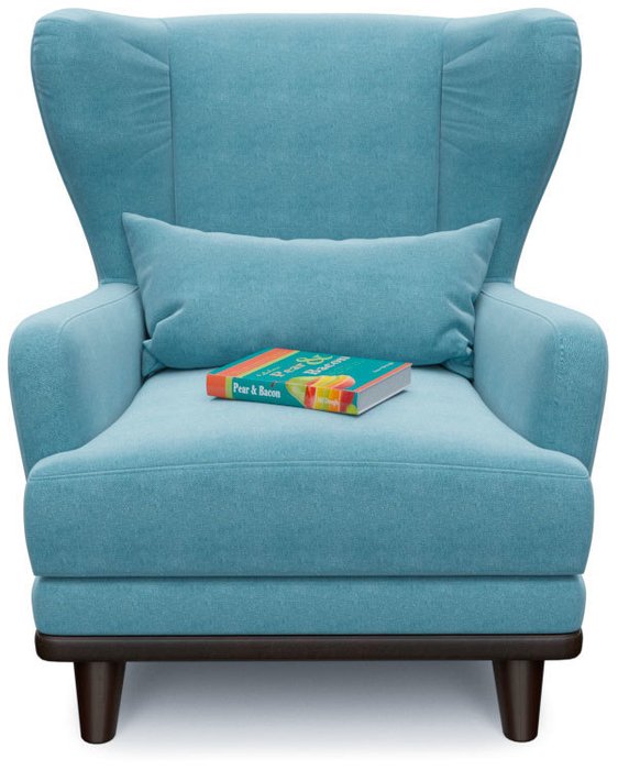 Кресло Роберт дизайн 16 голубого цвета