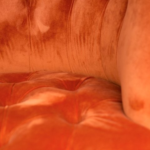 Пуф Камден оранжевого цвета