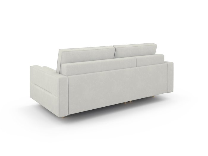 Угловой диван-кровать Вестор светло-серого цвета