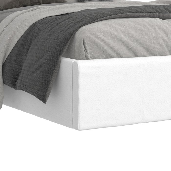Кровать Инуа 180х200 белого цвета с подъемным механизмом 