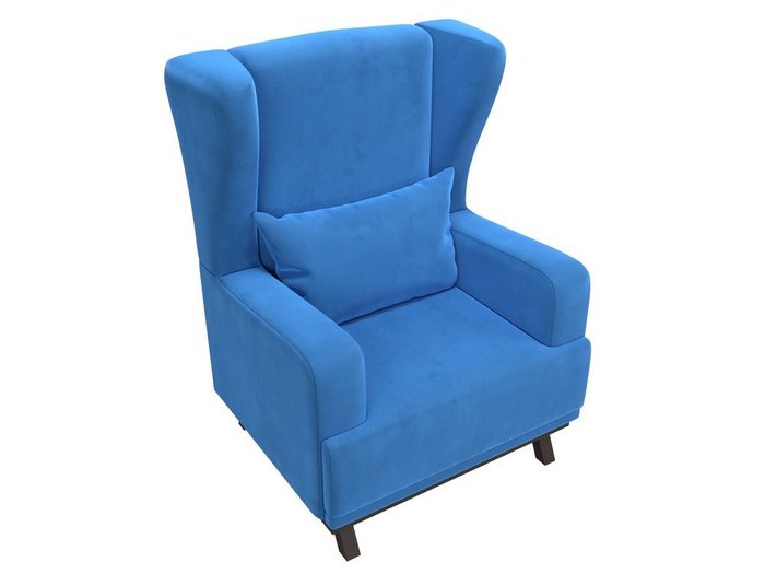 Кресло Джон темно-голубого цвета