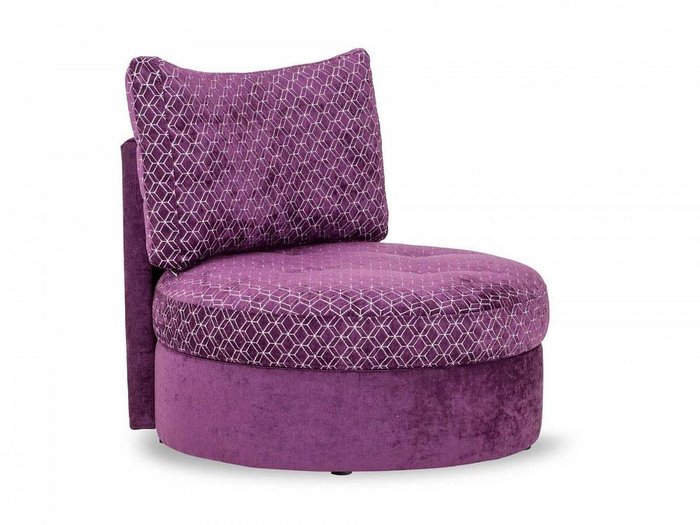 Кресло Wing Round пурпурного цвета