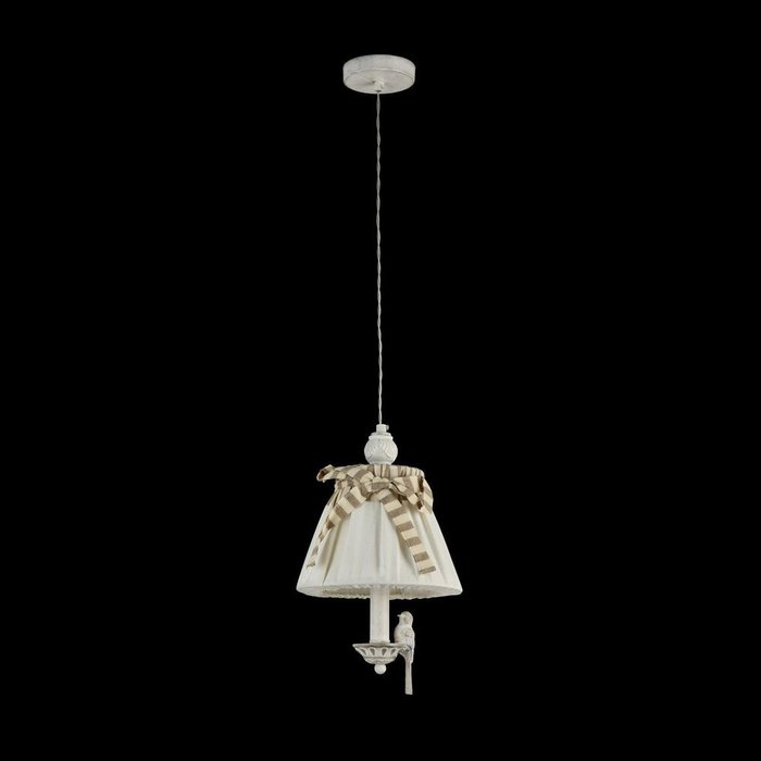 Подвесной светильник Bird с льняным абажуром
