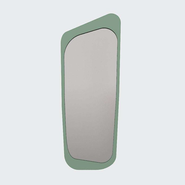 Зеркало настенное Woodi светло-зеленого цвета