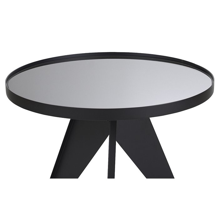 Набор кофейных столиков Сarrero зеркально-серебряного цвета  