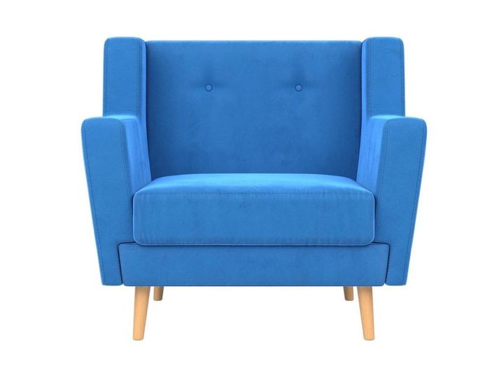 Кресло Брайтон темно-голубого цвета