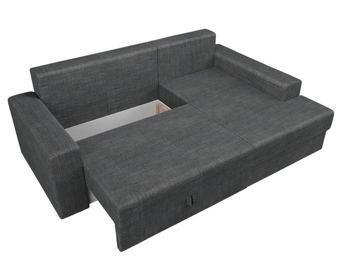 Угловой диван-кровать Мэдисон серого цвета