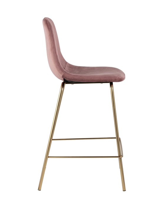 Стул полубарный Валенсия розового цвета - лучшие Барные стулья в INMYROOM