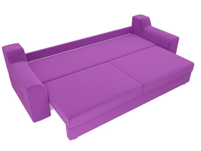 Прямой диван-кровать Сансара фиолетового цвета