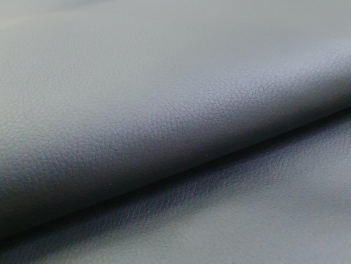 Угловой диван-кровать Митчелл черно-голубого цвета (ткань\экокожа)
