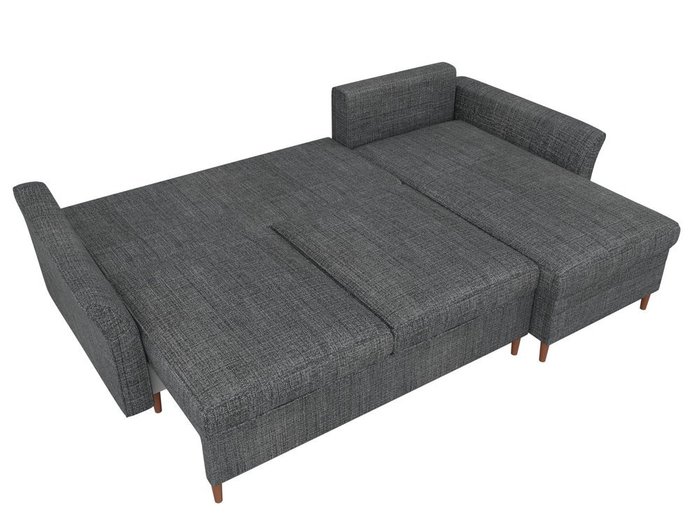 Угловой диван-кровать София серого цвета
