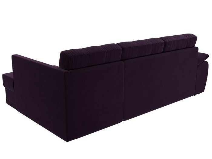 Угловой диван-кровать Нэстор прайм фиолетового цвета