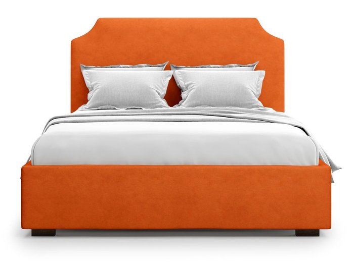 Кровать Izeo с подъемным механизмом 140х200 оранжевого цвета