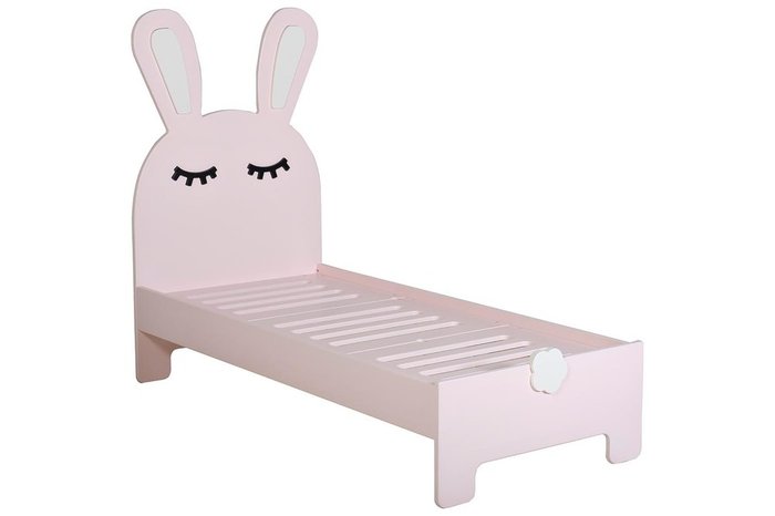 Детская кроватка Sleepy Bunny цвета нежная роза