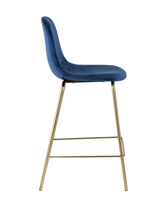 Стул полубарный Валенсия синего цвета - лучшие Барные стулья в INMYROOM