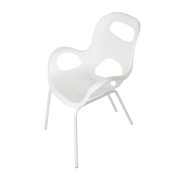 Стул дизайнерский OH Chair белого цвета