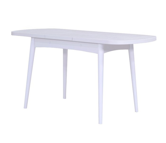 Раскладной обеденный стол Ялта белого цвета - лучшие Обеденные столы в INMYROOM