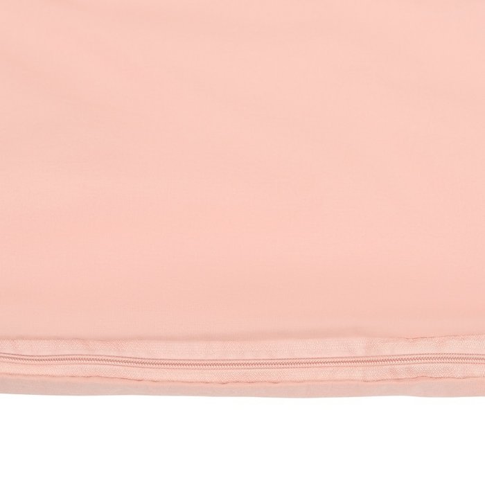 Комплект постельного белья полутороспальный из органического стираного хлопка Essential розового цвета