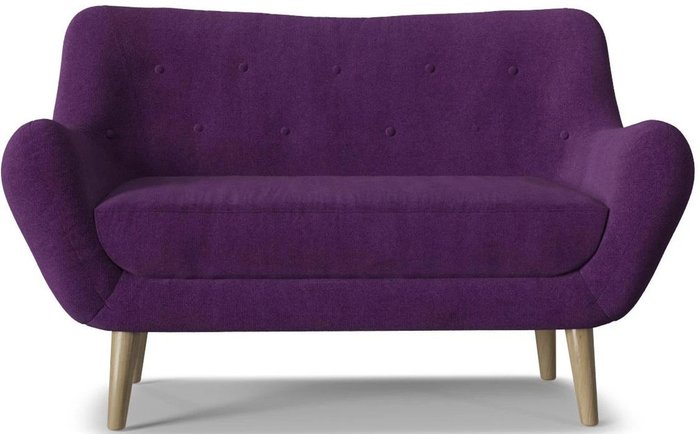 Диван Элефант Люкс фиолетового цвета - купить Прямые диваны по цене 26034.0