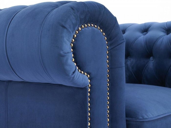 Кресло Chester Classic синего цвета