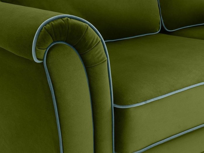 Угловой диван-кровать Sydney зеленого цвета 