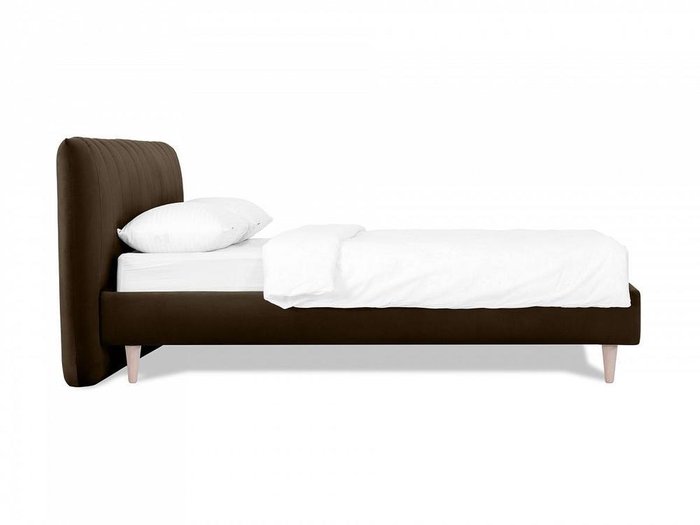 Кровать Queen Anastasia L 160х200 темно-коричневого цвета