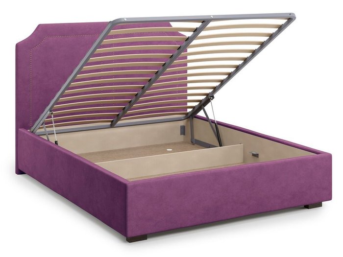 Кровать с подъемным механизмом Lago 160х200 фиолетового цвета
