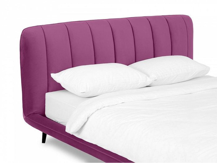 Кровать Amsterdam 160х200 фиолетового цвета