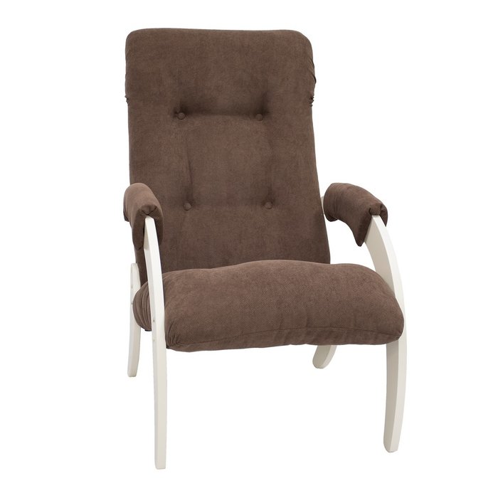 Кресло для отдыха коричневого цвета 