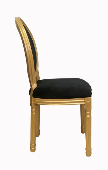 Стул Volker Black Gold с мягкой обивкой - купить Обеденные стулья по цене 27700.0