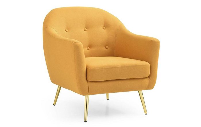 Кресло Carmen желтого цвета
