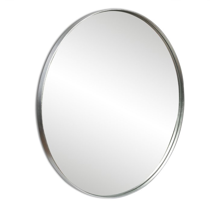 Зеркало настенное Орбита в серебряной раме