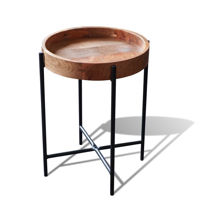 Кофейный столик Вималия коричневого цвета 
