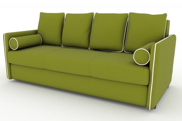 Прямой диван-кровать Cardinal зеленого цвета