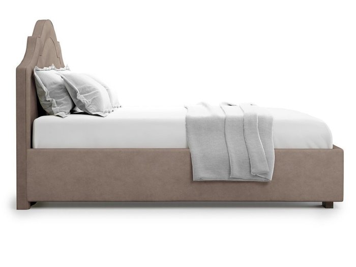 Кровать с подъемным механизмом Madzore 160х200 темно-бежевого цвета