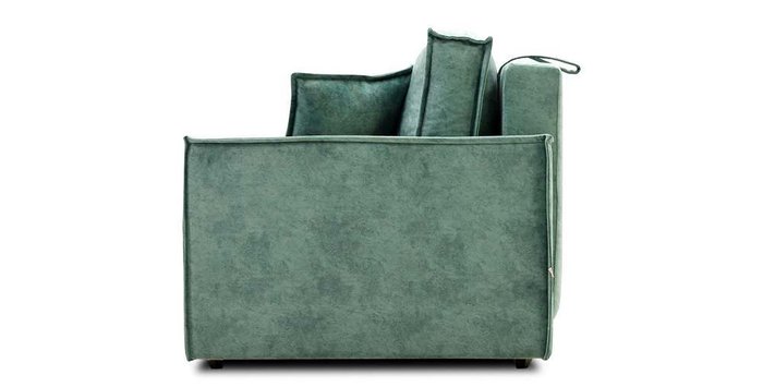 Прямой диван-кровать Фабио зеленого цвета