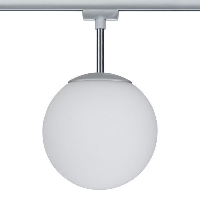 Трековый светильник Urail Globe бело-серого цвета