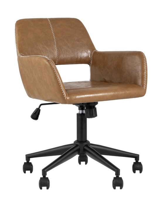 Кресло офисное Филиус коричневого цвета