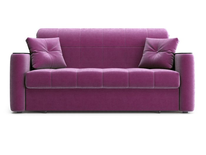 Прямой диван-кровать Ницца фиолетового цвета