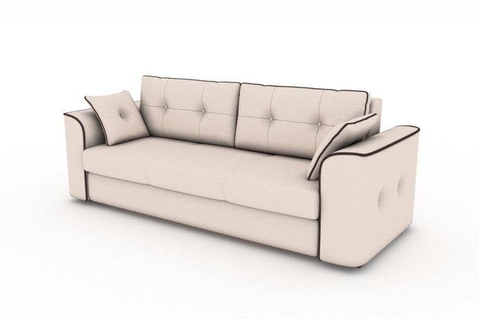 Прямой диван-кровать Narvik бежевого цвета