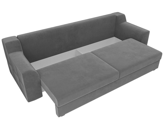 Прямой диван-кровать Сансара серого цвета