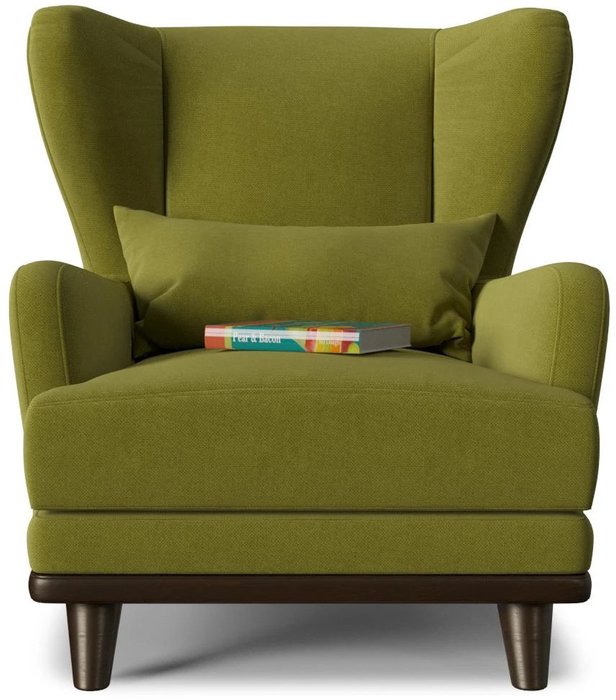 Кресло Роберт дизайн 1 зеленого цвета - купить Интерьерные кресла по цене 11896.0