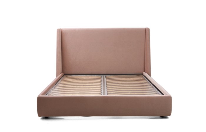 Кровать Эми розового цвета 180х200 с подъемным механизмом 
