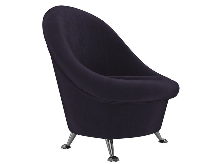 Кресло Амелия фиолетового цвета
