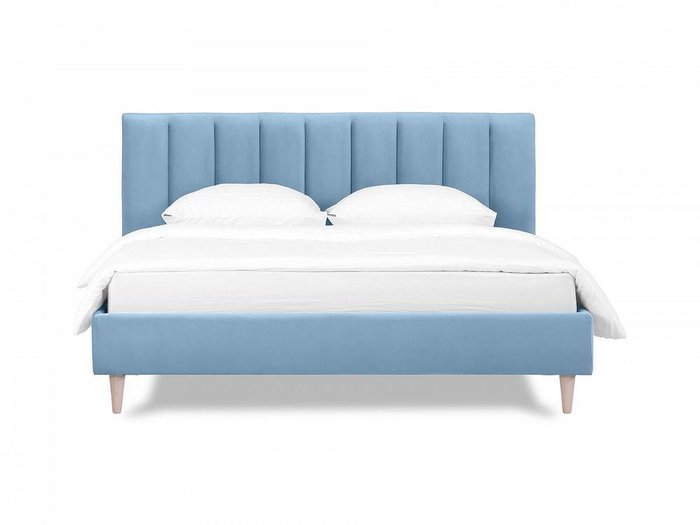 Кровать Queen II Sofia L 160х200 голубого цвета  - купить Кровати для спальни по цене 64200.0