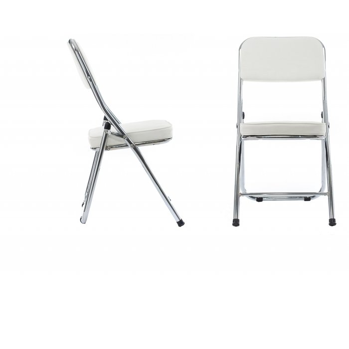 Стул Chair раскладной белого цвета