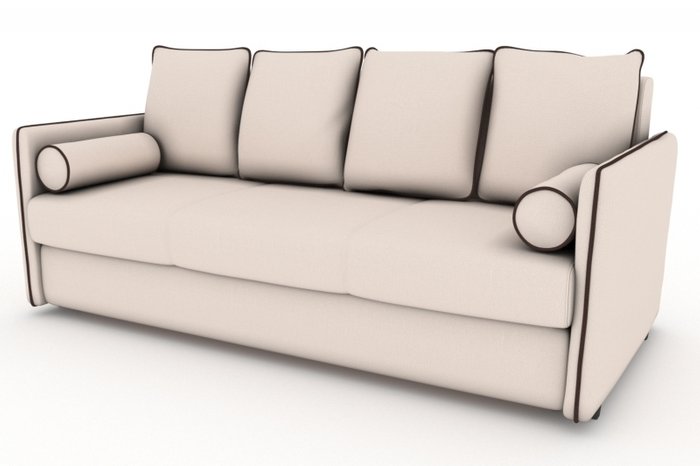 Прямой диван-кровать Cardinal бежевого цвета