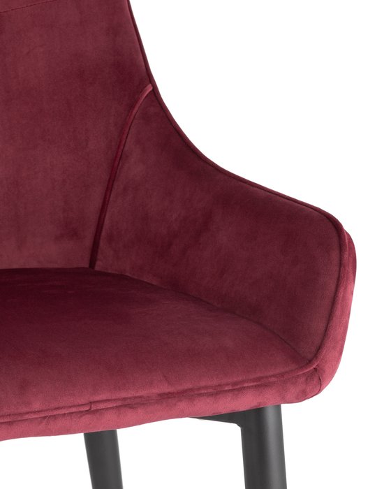 Стул Диана бордового цвета  - лучшие Обеденные стулья в INMYROOM