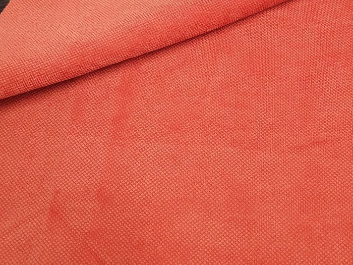 Угловой модульный диван-кровать Холидей Люкс кораллового цвета